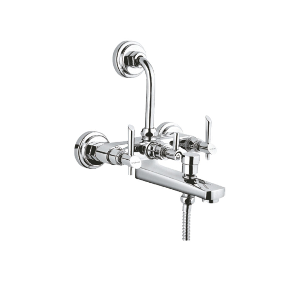 Immacula Wall Mixer 3 In 1 System With Provision For Hand Shower And Overhead Shower