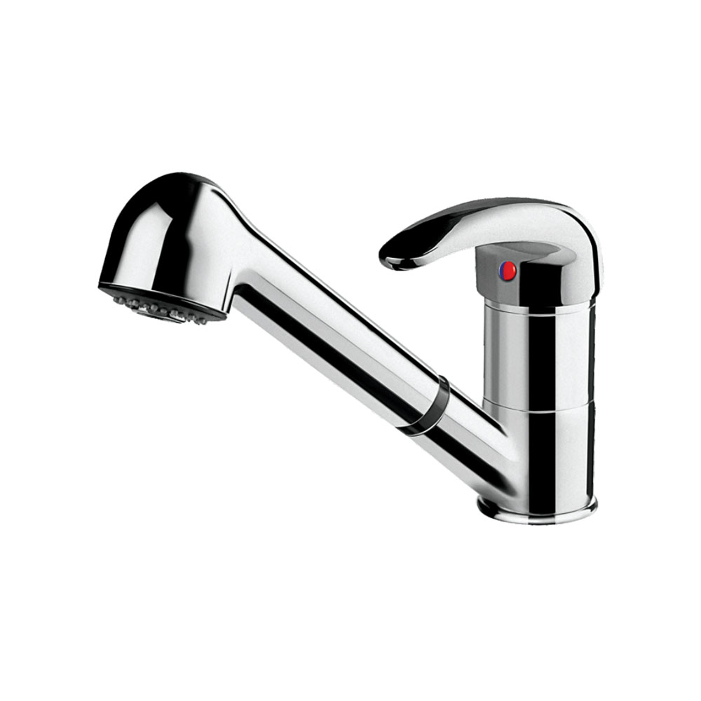 Essence Neo Single Lever Sink Mixer with Shower Pullout with 1.5 m Double Lock Flexible Hose (Table Mounted)